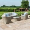 Oxford 3 Seat Rattan Sofa Set