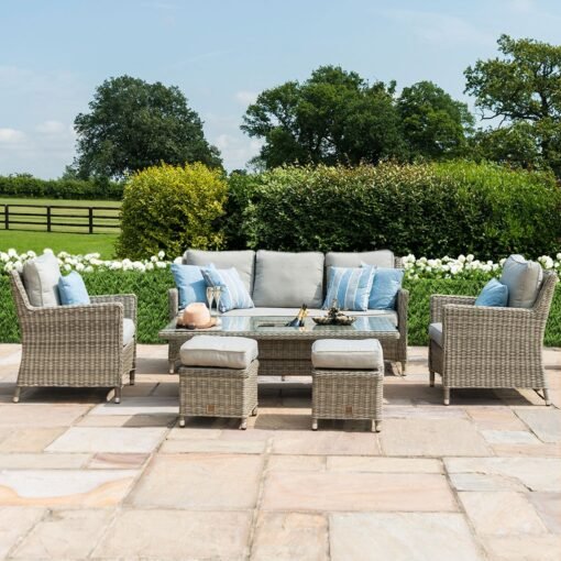 Oxford Sofa Rattan Dining Set - Image 7