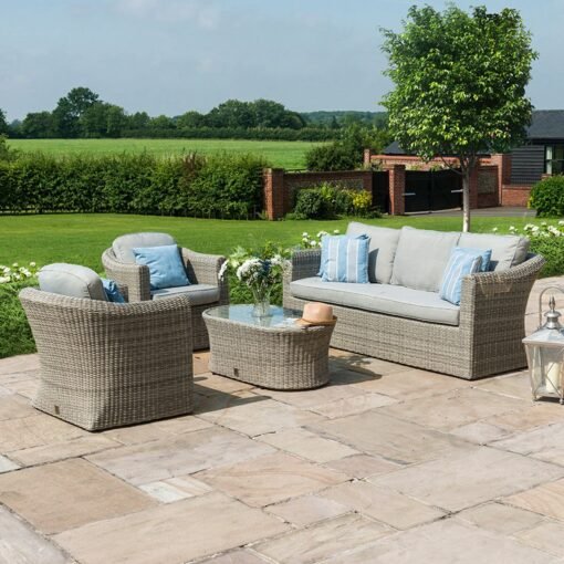 Oxford 3 Seat Rattan Sofa Set - Image 2