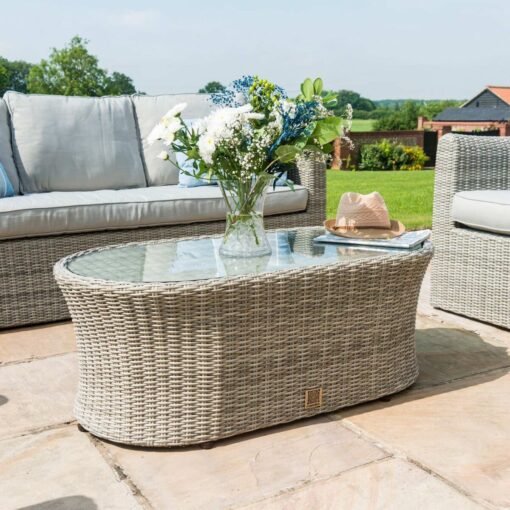 Oxford 3 Seat Rattan Sofa Set - Image 5