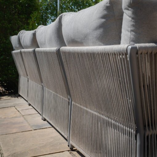 Maldives Rope Weave U Shaped Corner Sofa Set - Image 7