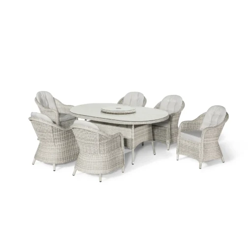 Oxford 6 Seat Oval Dining Set - Image 2