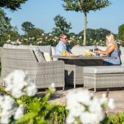 Alternative view of Oxford Royal U-Shaped Rattan Sofa Set