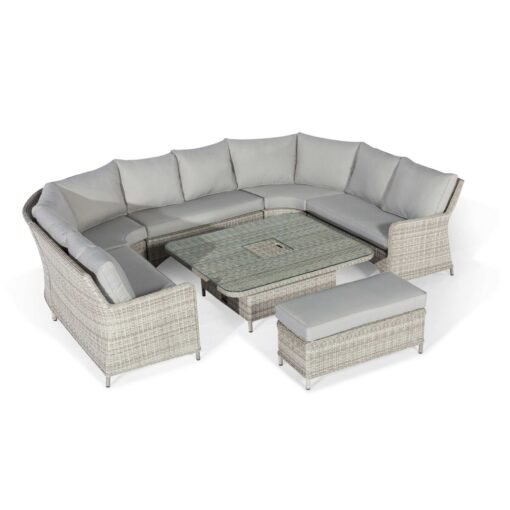 Oxford Royal U-Shaped Rattan Sofa Set - Image 7