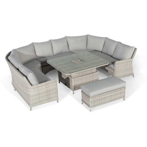 Oxford Royal U-Shaped Rattan Sofa Set - Image 6