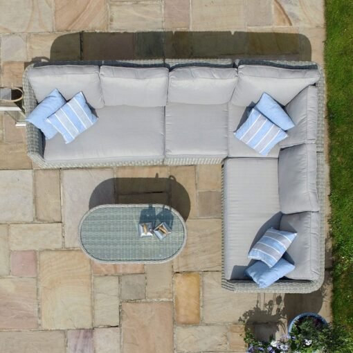 Oxford Large Rattan Corner Sofa Set - Image 4
