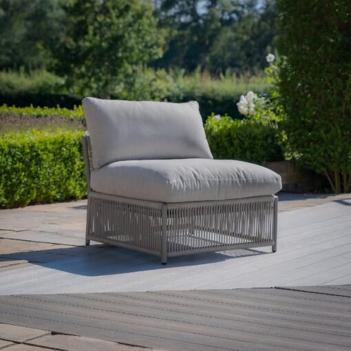 Maldives Rope Weave U Shaped Corner Sofa Set - Image 12